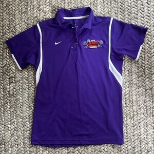 Nike x NCAA Men’s Lacrosse Championships Purple and White Polo